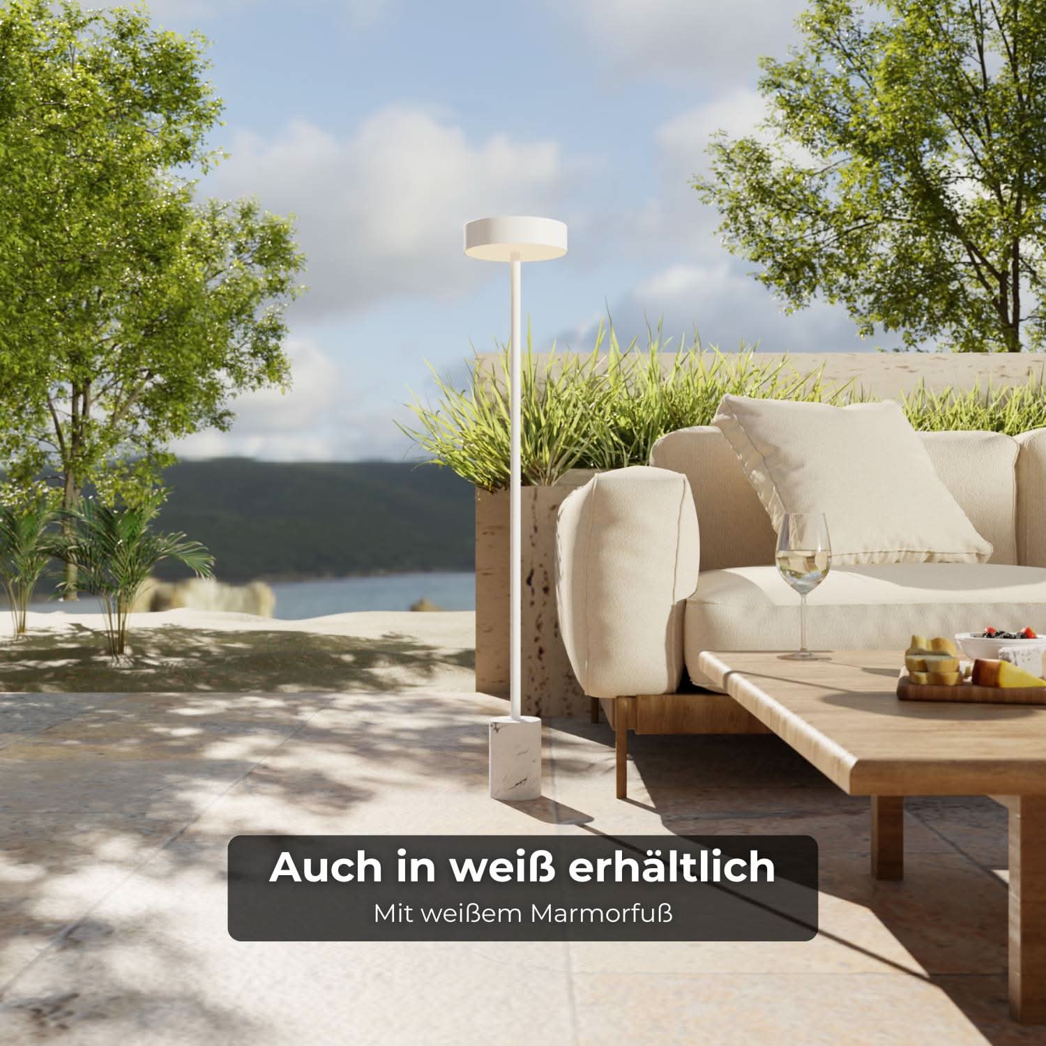 Prodotto di seconda scelta: lampada da terra a batteria Uranos