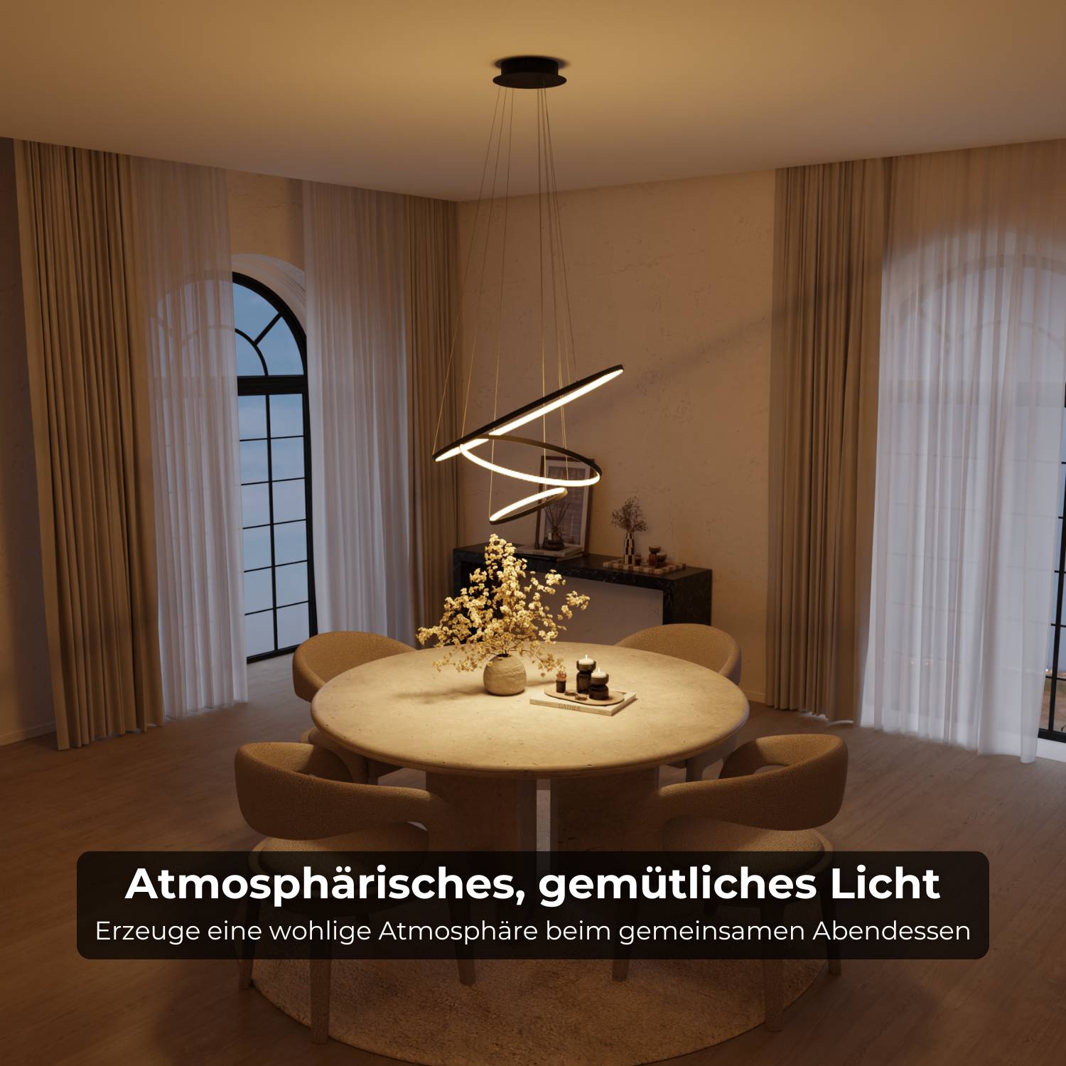 Prodotto di seconda scelta: lampada a sospensione ad anello Omeva